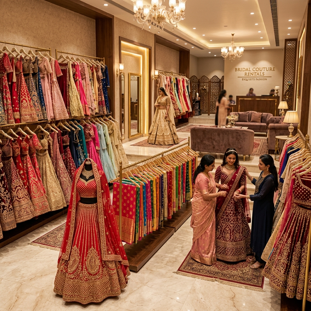 Elegant Indian bridal wear